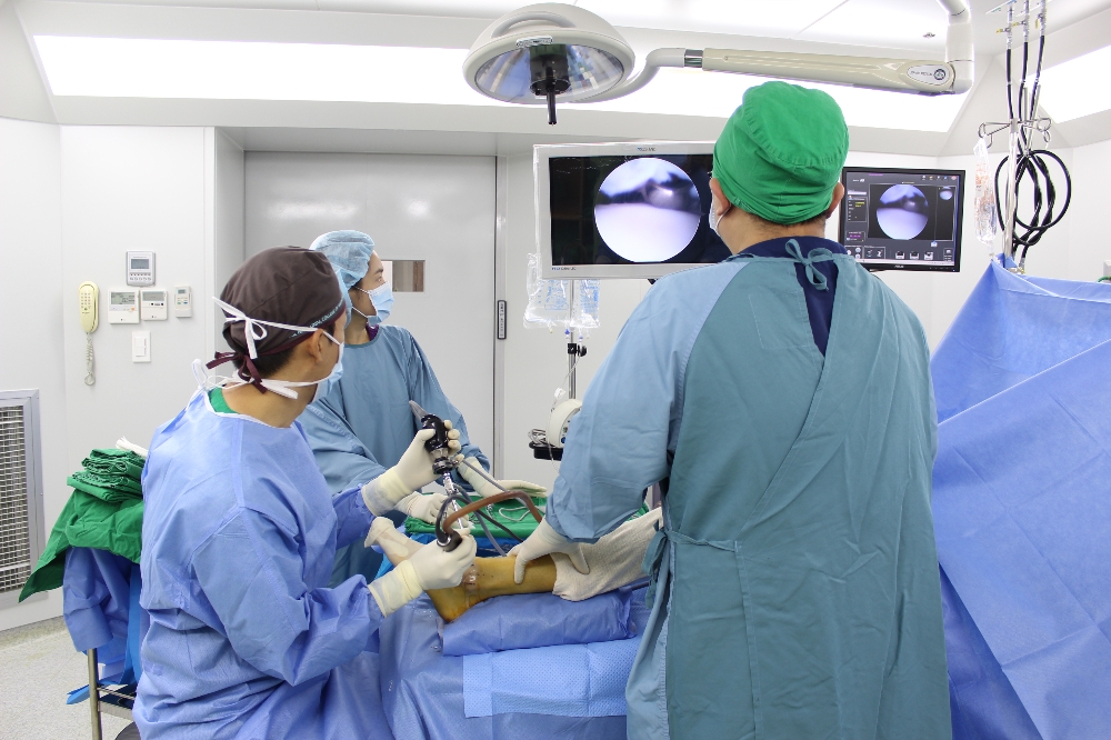 발목내시경 시술 (사진=더본병원 제공)