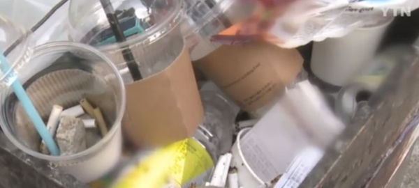 100여명이 대피하는 일이 발생한 담배꽁초 / 와이티엔 보도화면