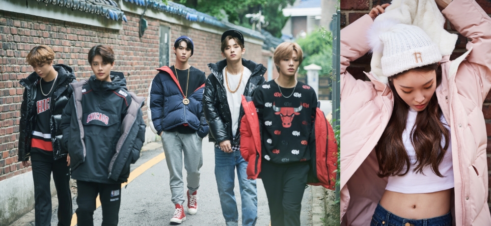 한세엠케이 NBA, 청하와 NCT 127 겨울 화보 공개