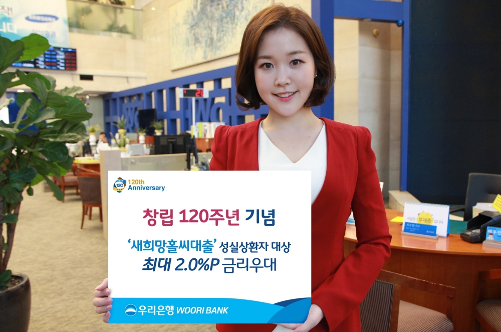 우리은행 ‘새희망홀씨대출’ 성실상환자 대상 포인트 금리우대 이벤트