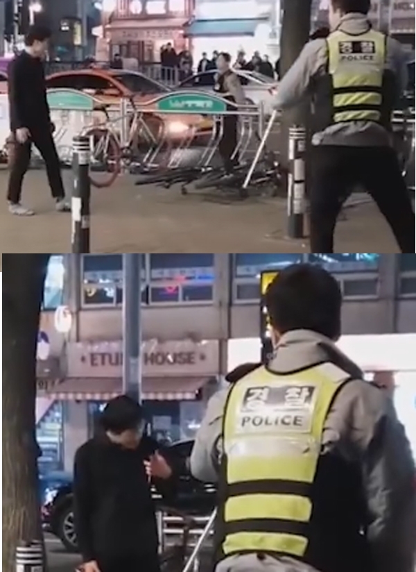 출처 : 암사동 칼부림 소식으로 암사역을 지나는 시민들이 크게 놀랐다 / YOUTUBE화면