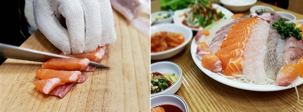 노량진 수산시장 맛집, 겨울 별미 방어부터 고급 활어 회까지 ‘부천상회’