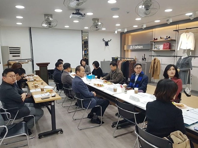 협력업체 간담회를 갖고 있다.(사진제공=안양소년원)