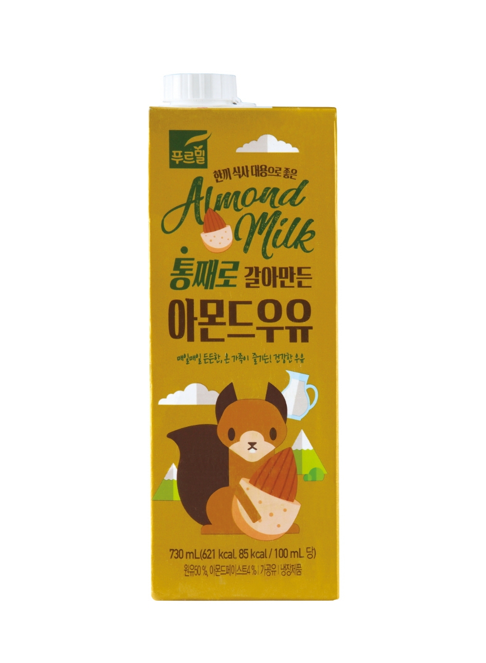푸르밀 ‘통째로 갈아만든 아몬드우유’ 출시
