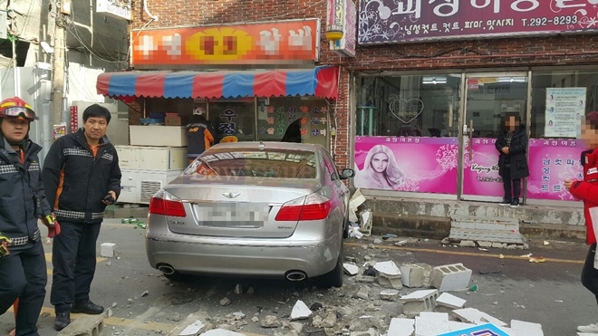 사고차량.(사진제공=부산지방경찰청)