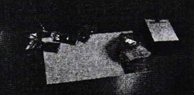 택시배달품 개봉상태.(사진제공=부산지방경찰청)