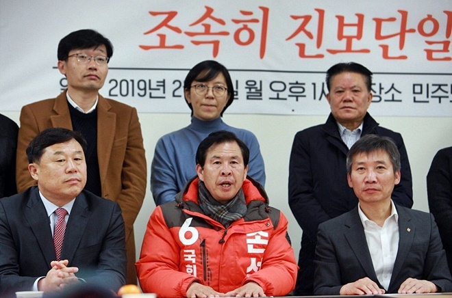 손석형 후보가 발언을 하고 있다.(사진제공=손석형 선대본)