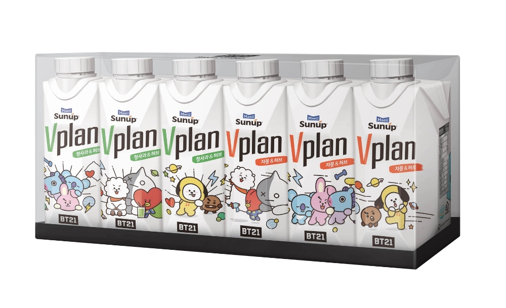 BT21 음료 ‘썬업 브이플랜’ 스페셜 패키지 G마켓 단독 한정판매