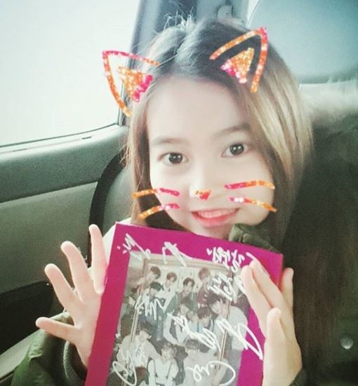 갈소원이 해맑게 웃고 있는 모습/ 출처 : instagram