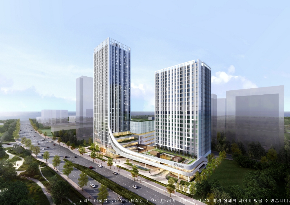 송도 AT센터 조감도.