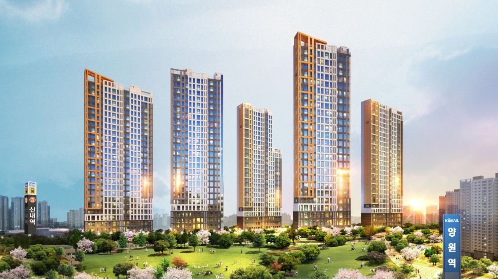 신내역 금강펜테리움 센트럴파크 투시도.(사진=금강주택)