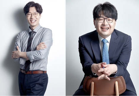 블록크래프터스 송훈 공동대표(좌)와 박수용 공동대표. 사진=블록크래프터스