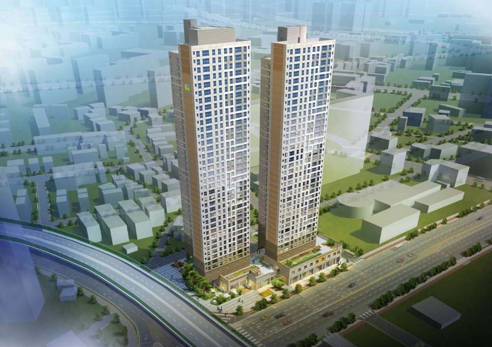 우만 한일베라체 ECO PLUS 조감도.(사진=한일건설)