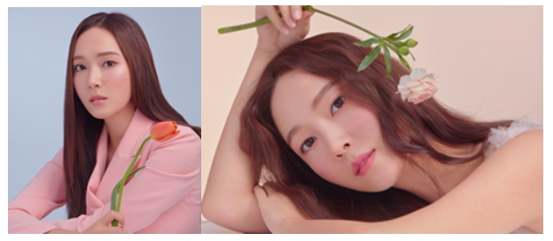 어뮤즈(AMUSE), 모델 제시카와 함께한 스프링 메이크업 화보 공개