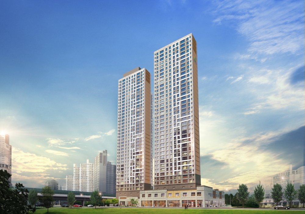 우만 한일베라체 ECO PLUS 투시도.(사진=한일건설)