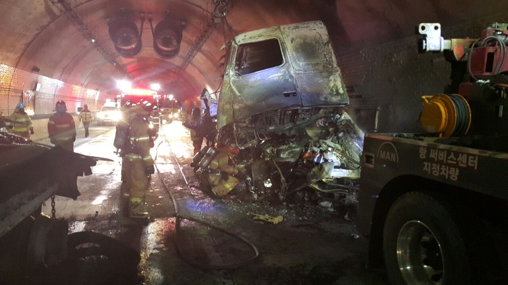 사고현장.(사진제공=부산지방경찰청)