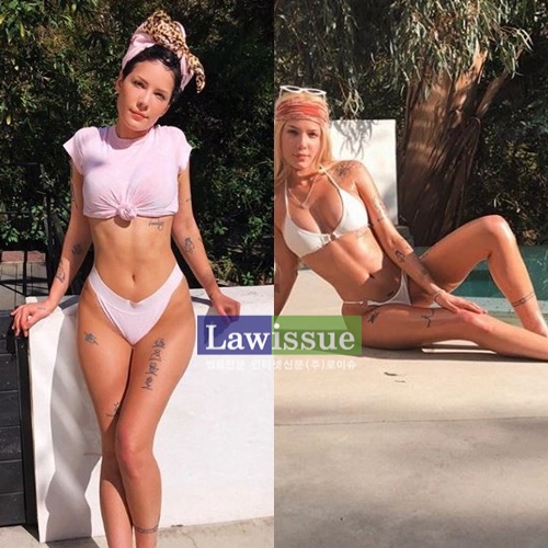 halsey의 환상적인 바디라인 / 출처 : instagram