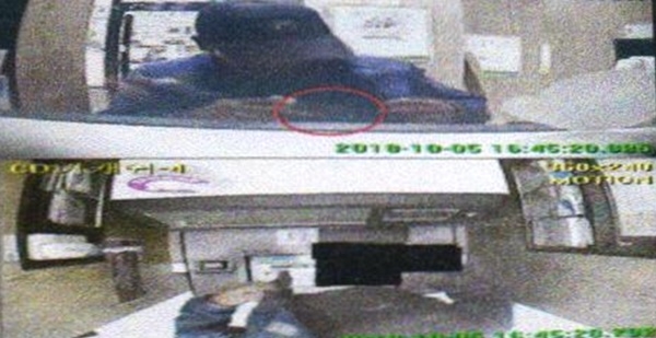 피의자 범행장면.(사진제공=부산경찰청)