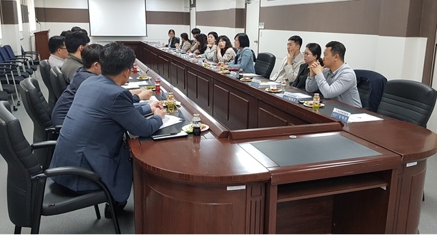 전자감독 관계기관 협의회를 진행하고 있다.(사진제공=부산준법지원센터)
