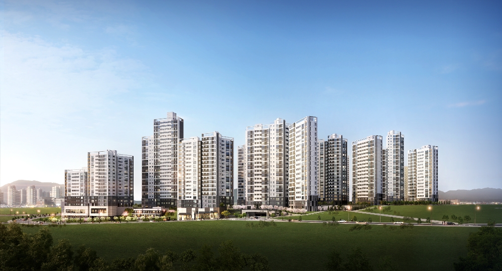 위례신도시 우미린 1차 투시도.(사진=우미건설)