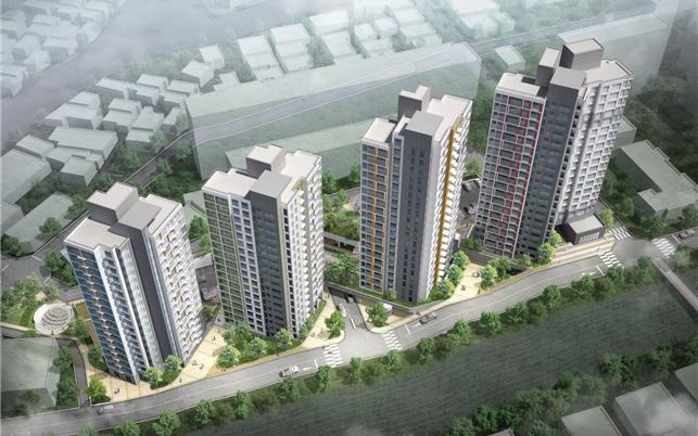 인천석정 가로주택정비사업지구 조감도.(사진=LH)