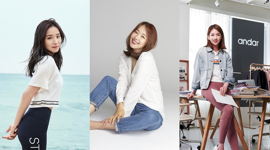신세경, 소이현, 신애련 안다르 모델 선정