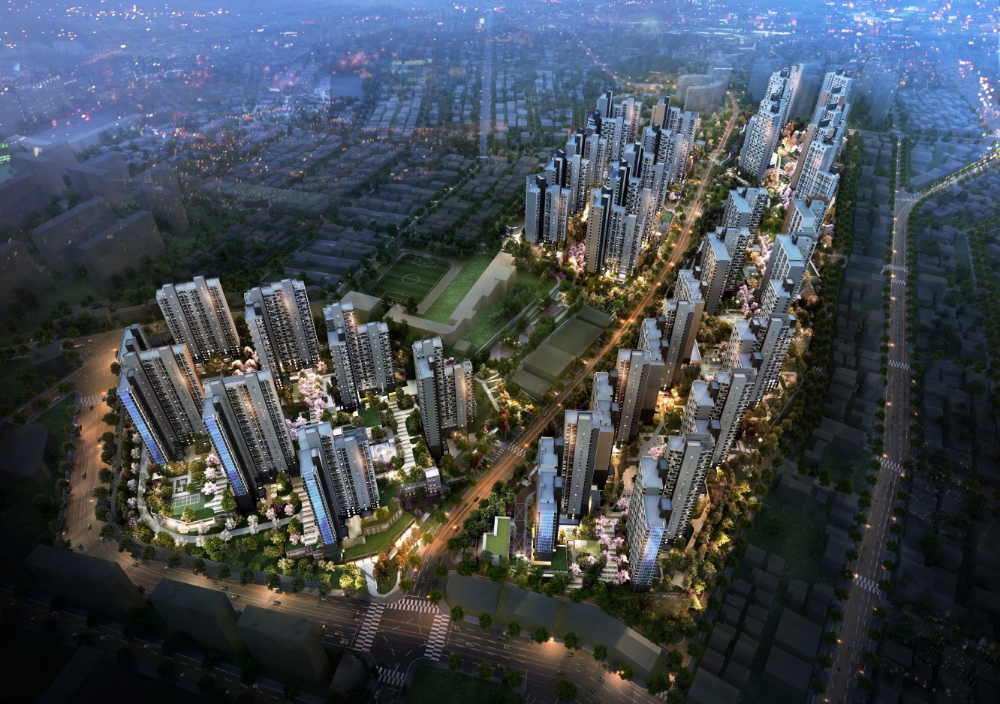 e편한세상 금빛 그랑메종 조감도.(이미지=대림산업)