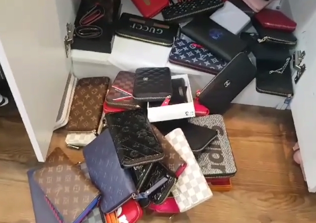 압수된 짝퉁제품.(사진제공=부산경찰청)