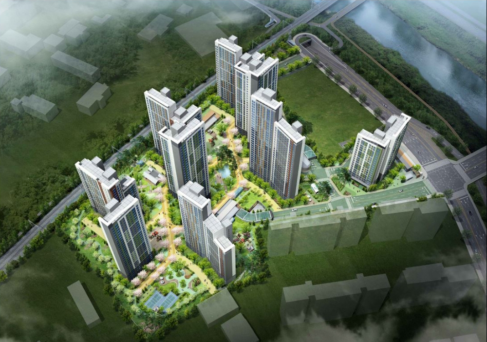 중촌 푸르지오 센터파크 조감도.(이미지=대우건설)