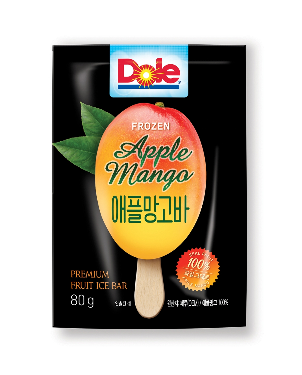 돌(Dole)코리아, 생애플망고를 그대로 얼린 ‘애플망고바’ 출시