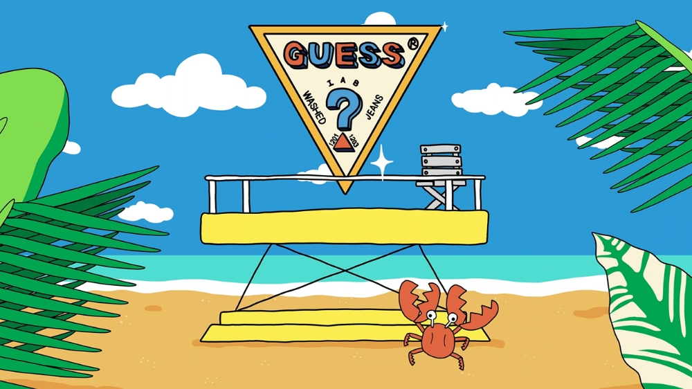 GUESS X IAB STUDIO 콜라보레이션 티저 영상 공개