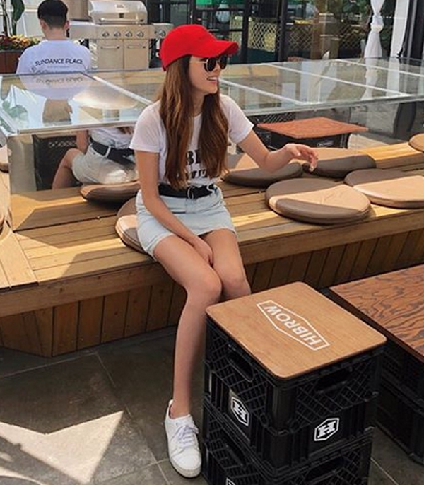 ‘박한별’이 이날 대중들의 스포트라이트를 받고 있다 / 출처 에스엔에스