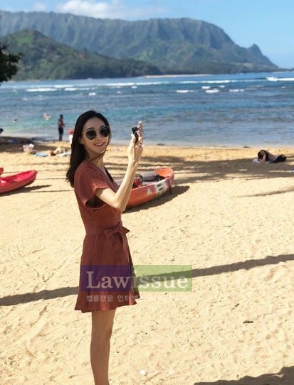 유민주의 부러질듯한 각선미 / 사진출처 : instagram