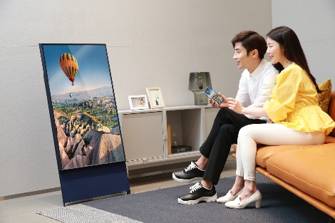 삼성전자의 라이프스타일 TV 더 세로 홍보 이미지. 사진=삼성전자