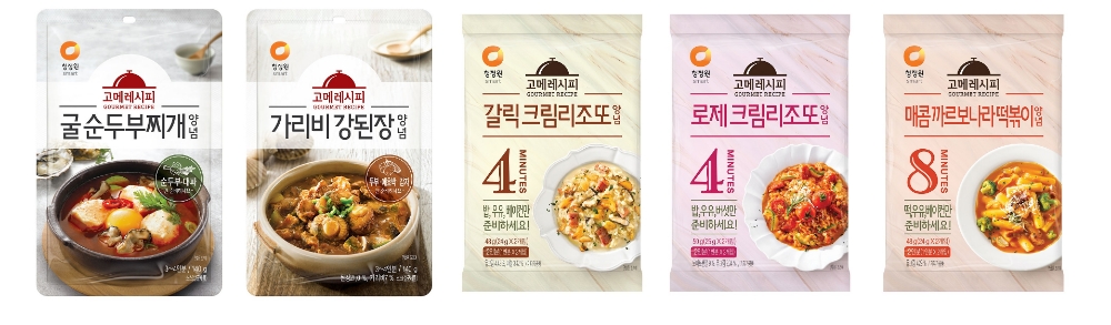 대상 청정원, 메뉴특화형 간편소스 ‘고메레시피’ 신제품 5종 출시