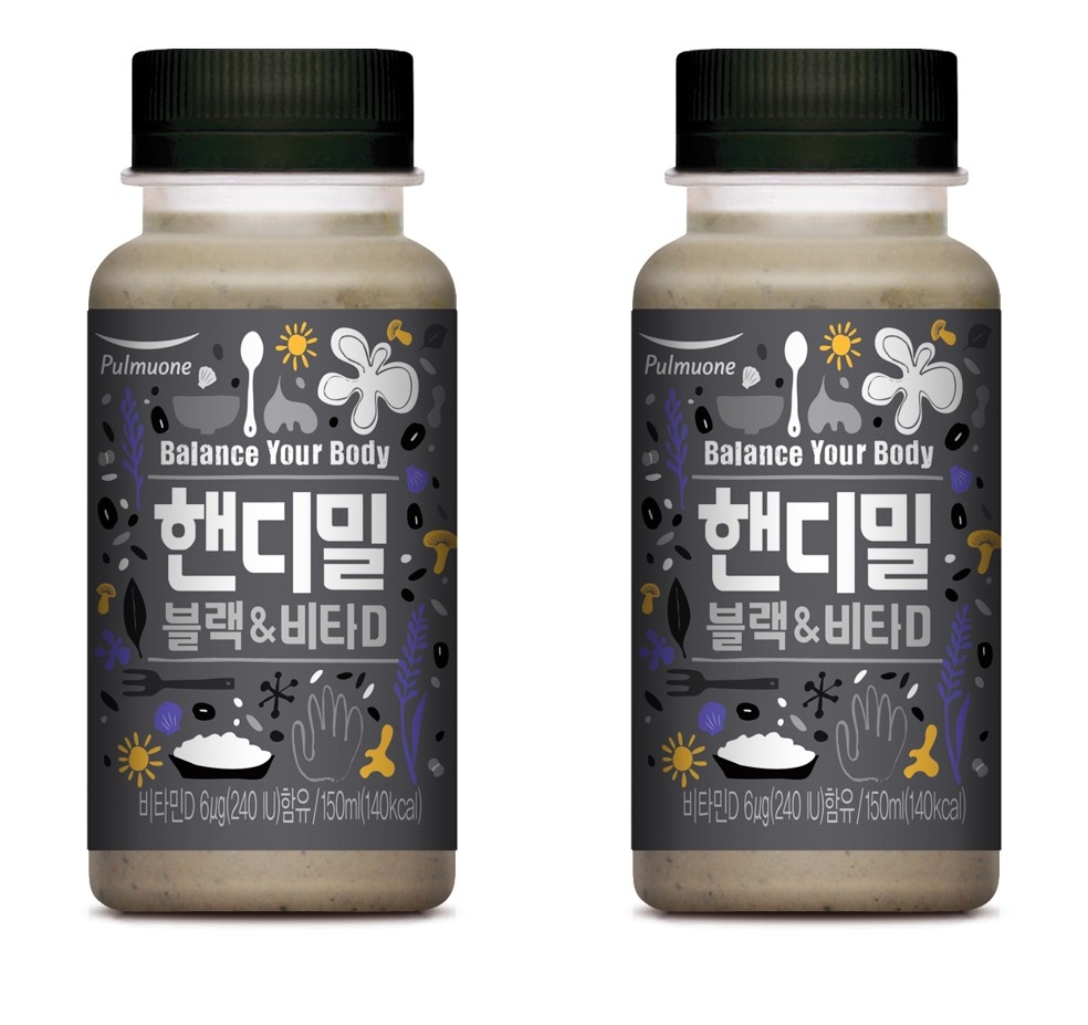 풀무원녹즙, 비타민 D 강화한 아침 대용식 ‘핸디밀 블랙&비타D’ 출시