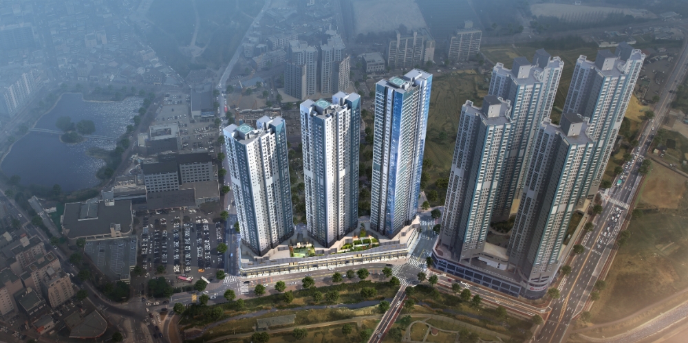 이천 롯데캐슬 페라즈 스카이 조감도.(이미지=더피알커뮤니케이션)