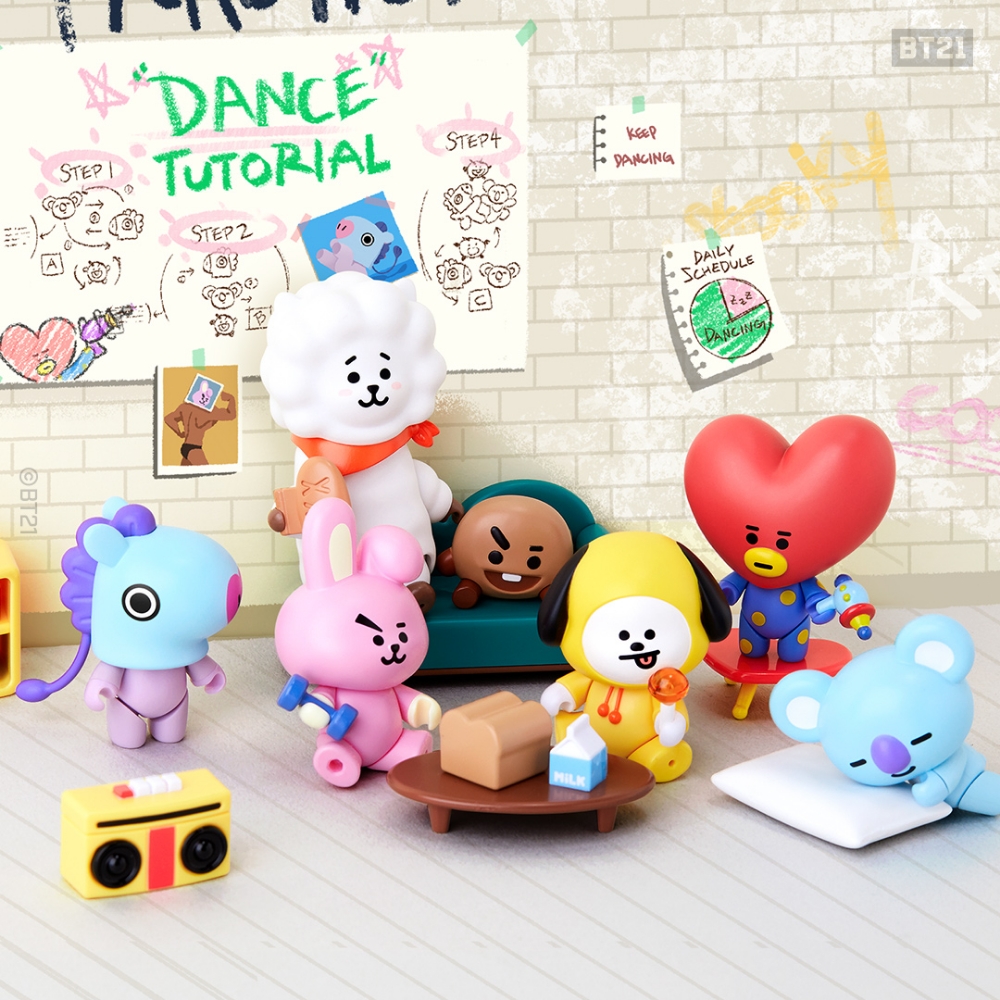 라인프렌즈, 치명적 매력으로 무장한 BT21 피규어 시리즈 공개