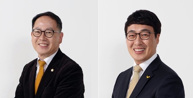 (사진왼쪽부터) 이효상, 김성재 5기 시당위원장 후보.(사진제공=정의당울산시당)