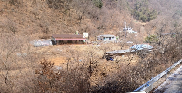 ‘진퍼리골’의 로드뷰 모습 / 출처 naver로드뷰