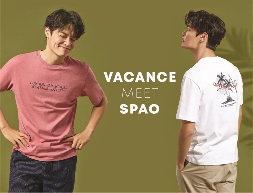 이랜드월드 스파오, 대세 모델 정혁과 손잡고 ‘바캉스파오’ 출시