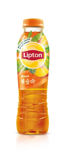 롯데칠성음료 ‘립톤 아이스티 복숭아’ 500mL 패키지 디자인 리뉴얼