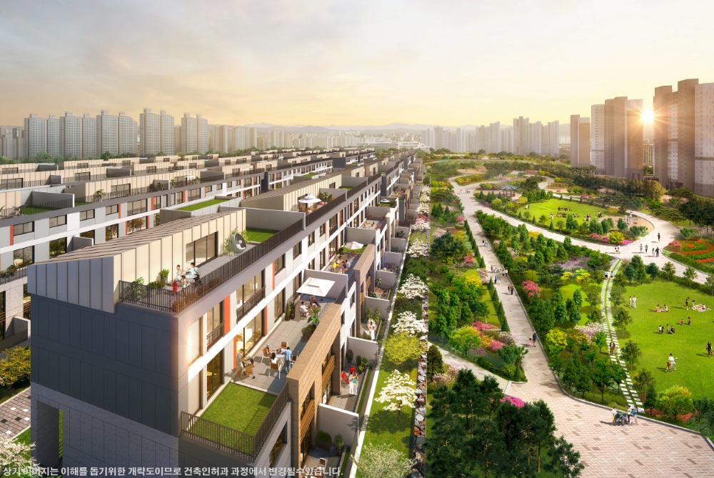 우남퍼스트빌 더 테라스 동탄 투시도.(사진=우남건설)