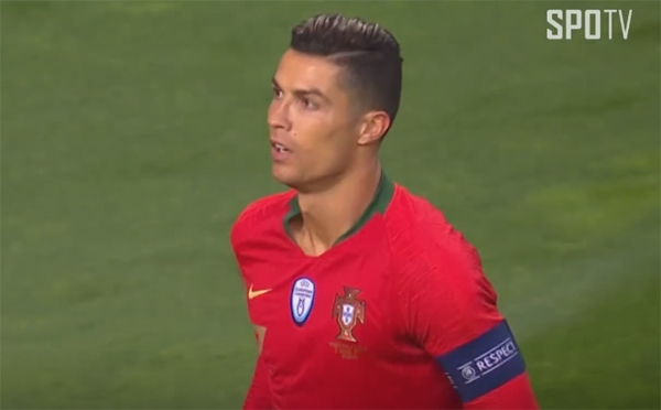 오늘 축구경기를 위해 호날두가 오면서 벌써부터 축구팬들이 들썩인다 / 출처 스포티브이화면