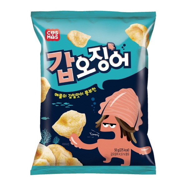 코스모스제과, 해물의 감칠맛이 풍부한 ‘갑오징어’ 출시