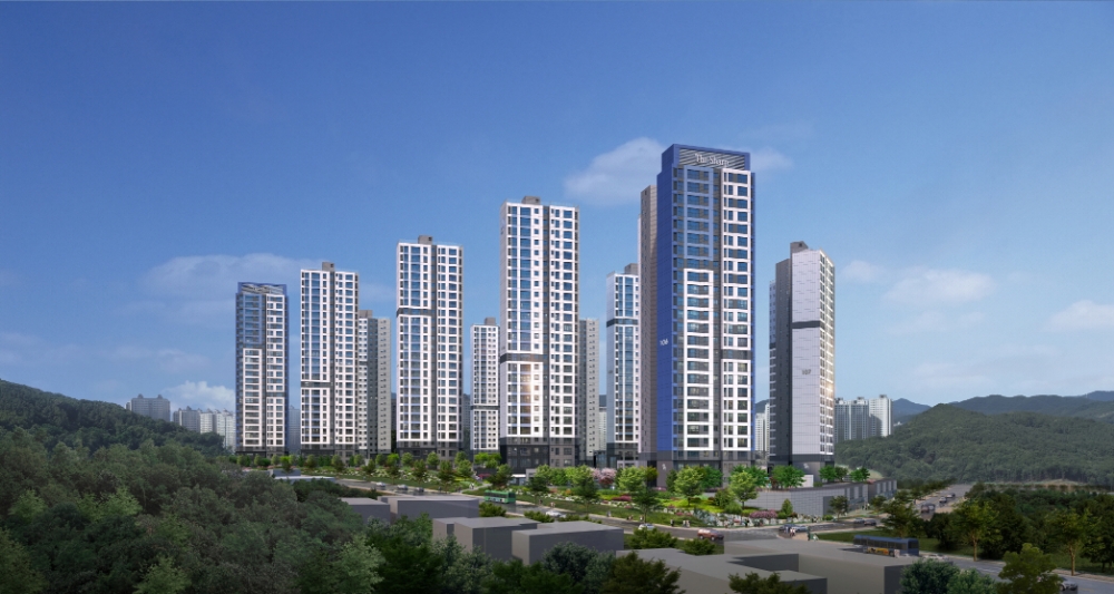 오포 더샵 센트럴포레 투시도.(사진=포스코건설)