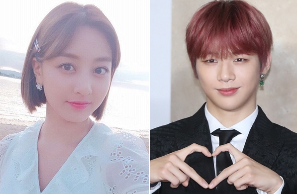 강다니엘 지효의 관계가 알려지면서 이날 하루 초미의 관심사다 / 출처 에스엔에스-NEWSIS