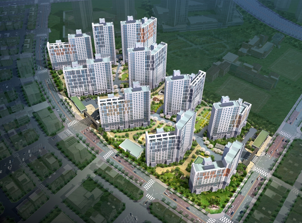 호반써밋 고덕 조감도.(사진=호반그룹)