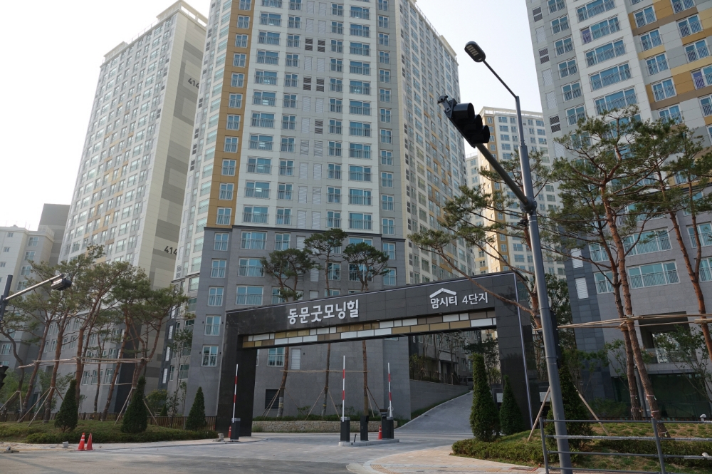 평택 지제역 동문굿모닝힐 맘시티 4단지.(사진=동문건설)