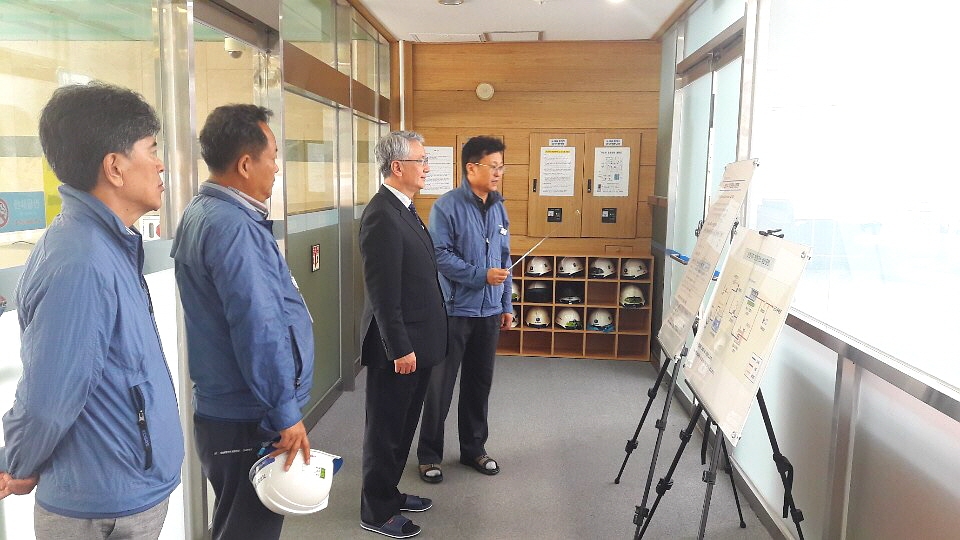 이상훈 한국가스공사 상임감사위원 수도권 현장 안전점검 전경. (사진=한국가스공사)